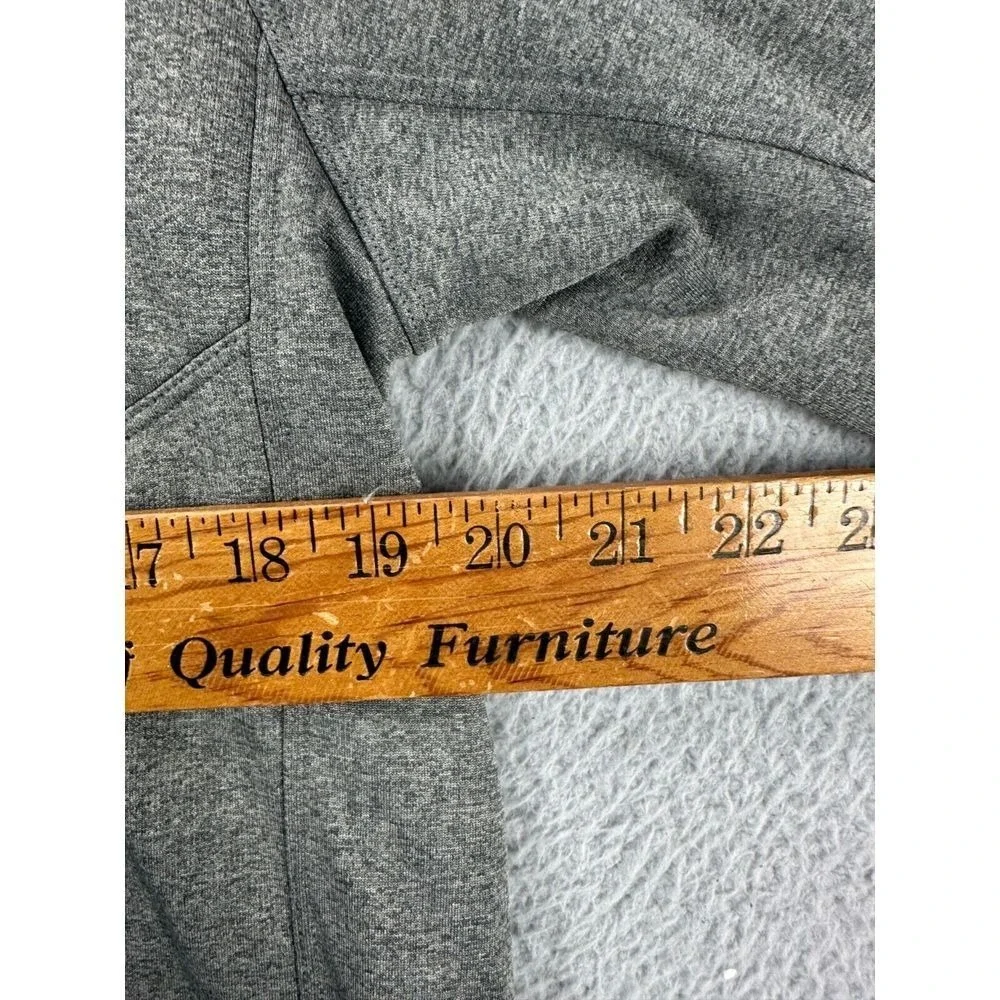 The North Face Pullover Jacket Adult Medium Grey Quarter Zip Outdoor Casual Mens